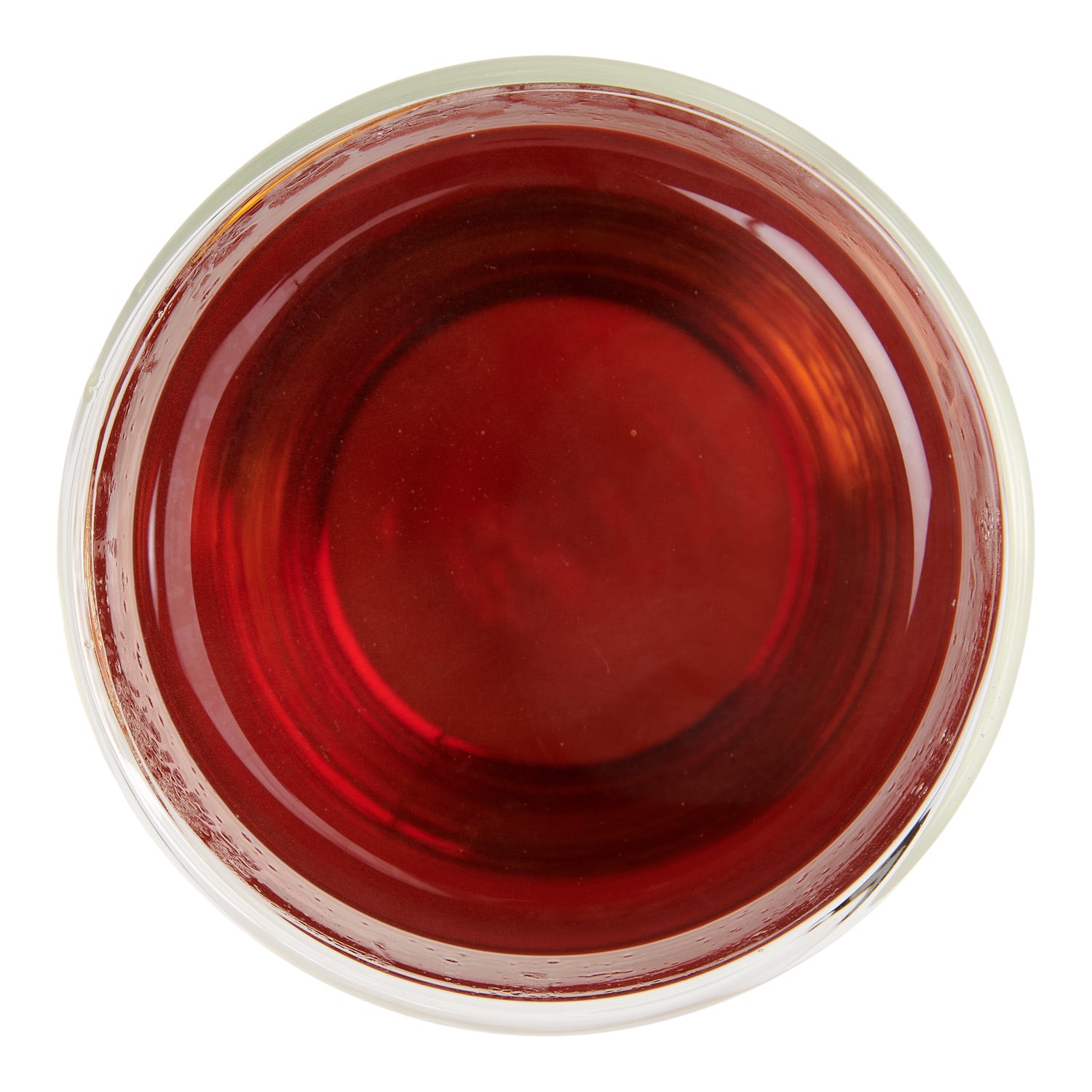 bosvruchten losse zwarte thee theeglas