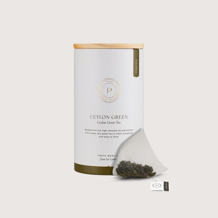 groene theezakjes bewaarkoker