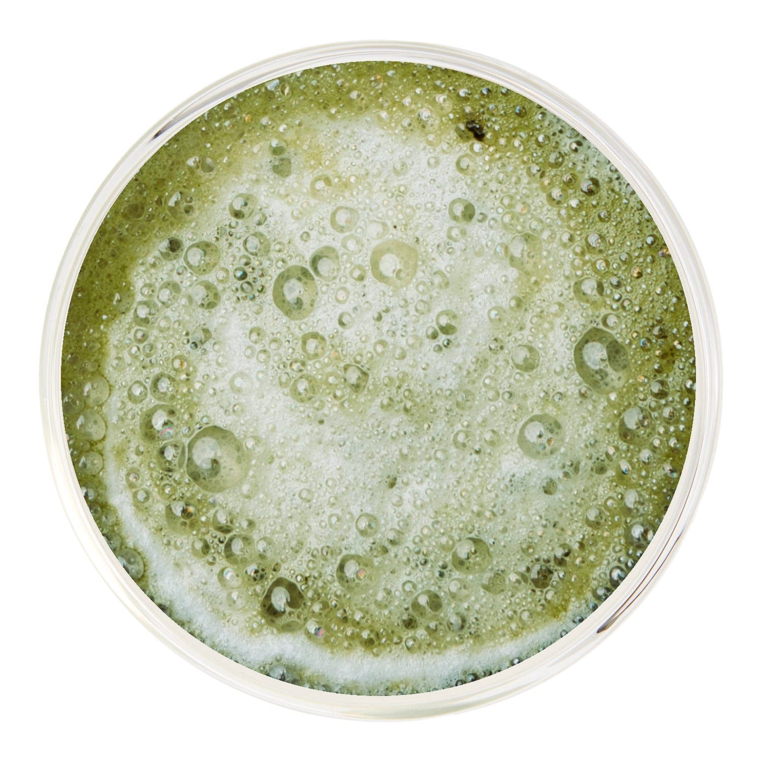 matcha chai latte glas