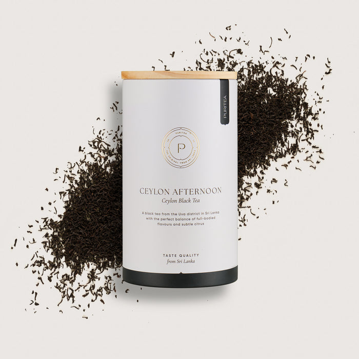 middag losse zwarte thee bewaarkoker