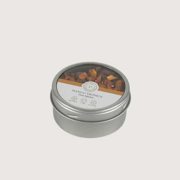 puritea theedienbladblikje mango tropics