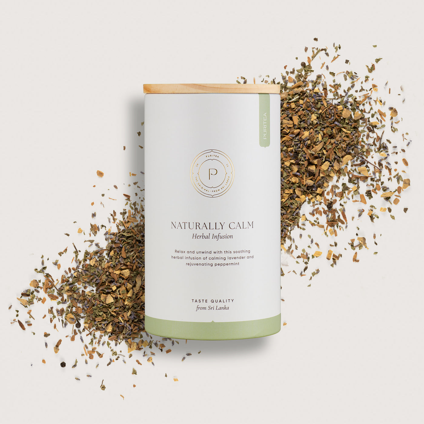 ontspannings losse kruidenthee bewaarkoker